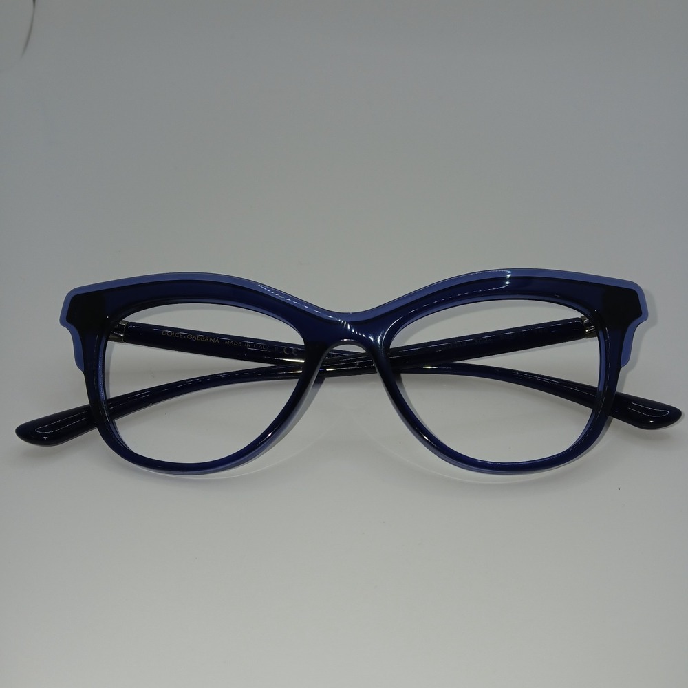 Dolce&Gabbana DG3313 Womens Eyeglasses Frame Blue Black Full Rim 50-17-140 mm